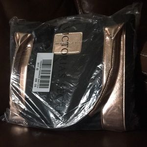 Vintage Victoria secret tote black and rose gold